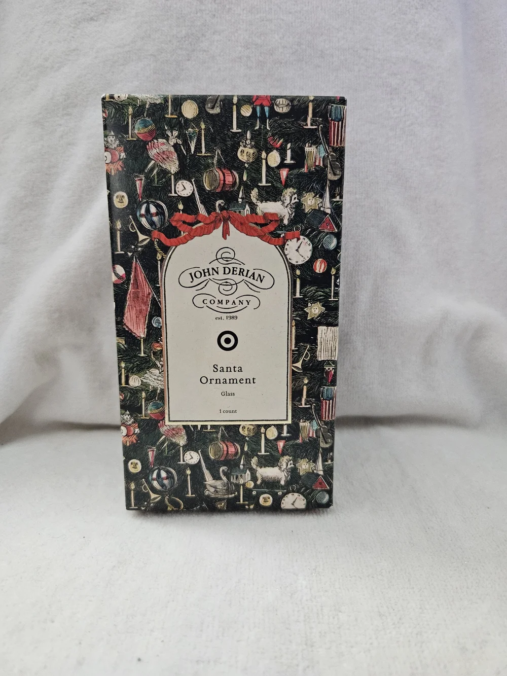 NIB John Derian for Target Christmas Glass Santa Claus Ornament 2025